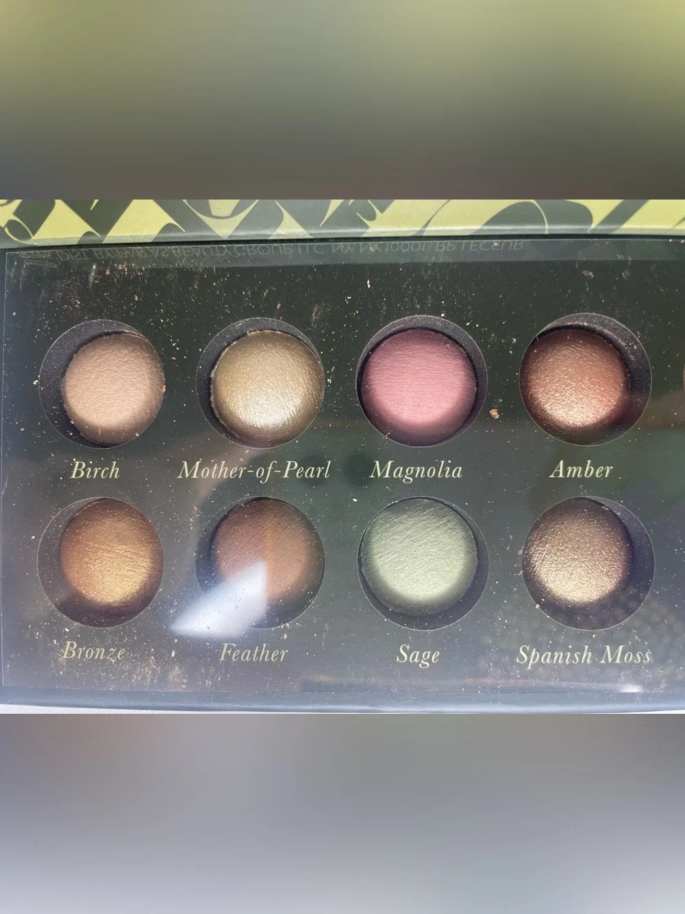 Laura Geller Earthy Green and Black Baked Eyeshadow Palette